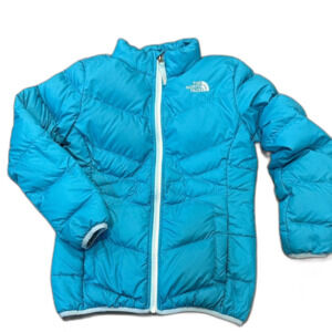The North Face Andes Goose Down 550 Fill Puffer Jacket Girls Medium (10/12) Teal